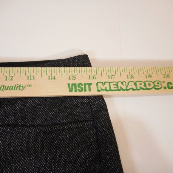 Express Design Studio Women’s Sz 6 Dress Pants Black Metallic Office Careerwear - Picture 5 of 11